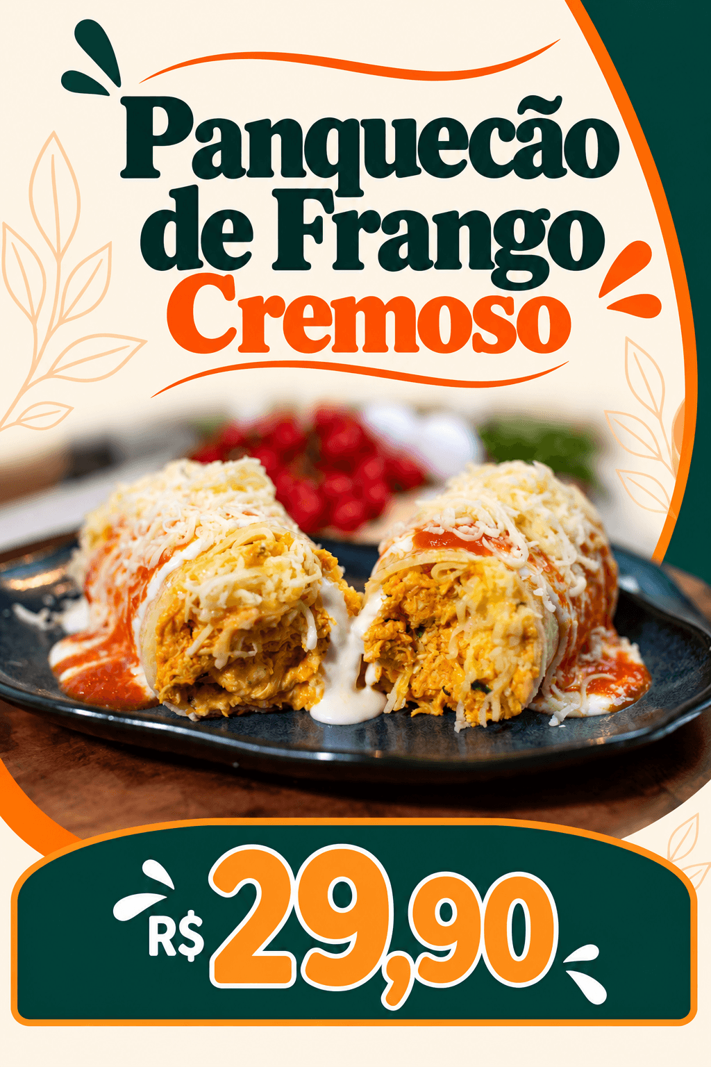 Panquecão de Frango Cremoso (400g)