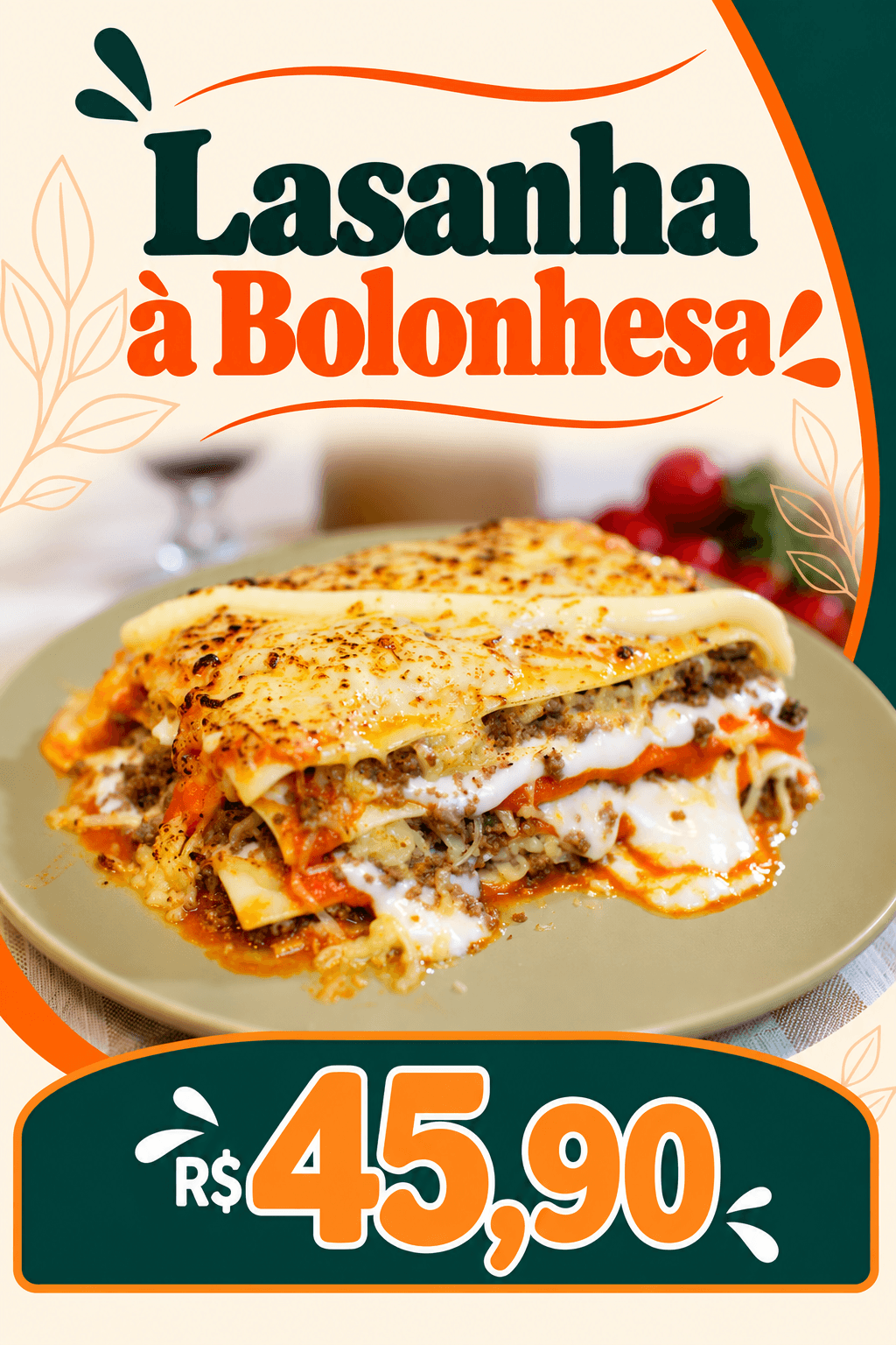 Lasanha a Bolonhesa (600g)