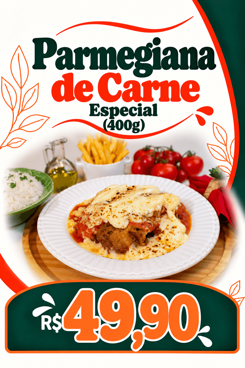 Parmegiana de Carne Especial (400g)