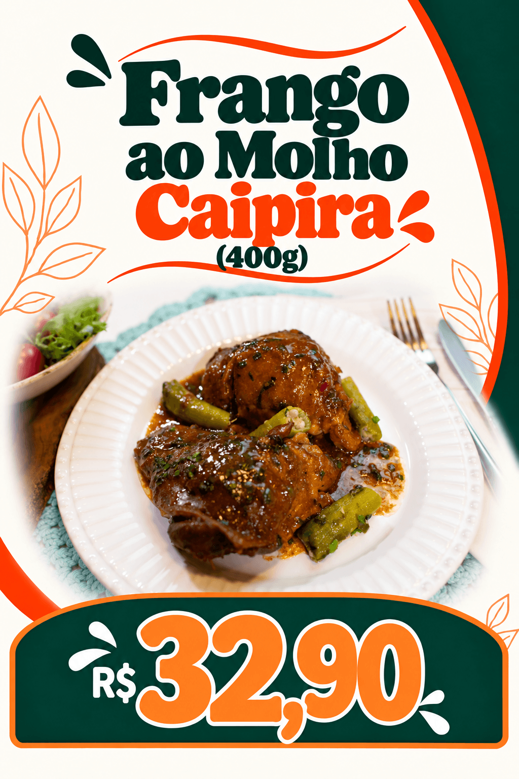 Frango ao Molho Caipira (400g)