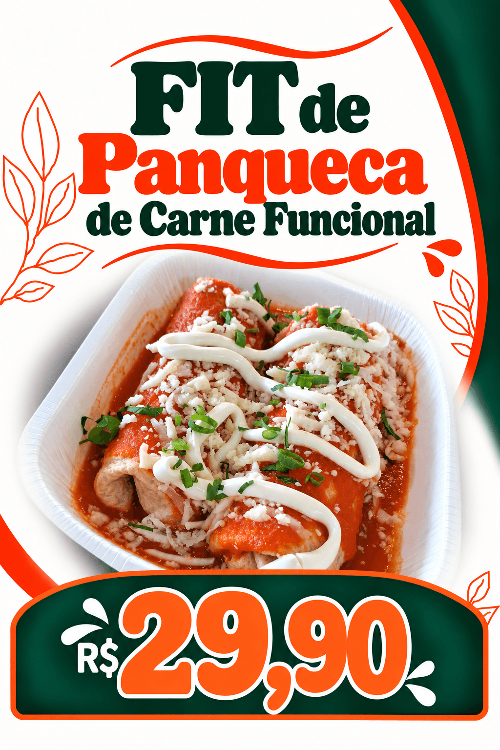 FIT de Panqueca Funcional de Carne (300g)