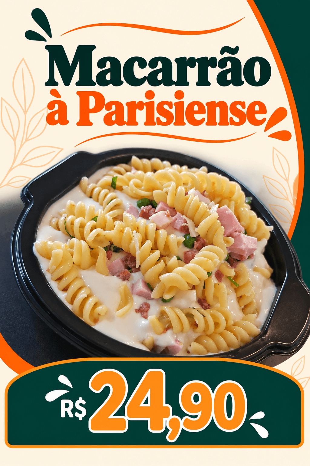 Macarrão à Parisiense (450g)